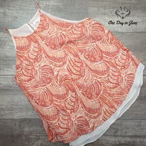 Violet + Claire Sleeveless Layered Top Size M